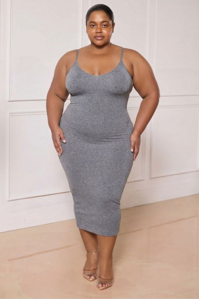 Curve Sculpt Dress – Black