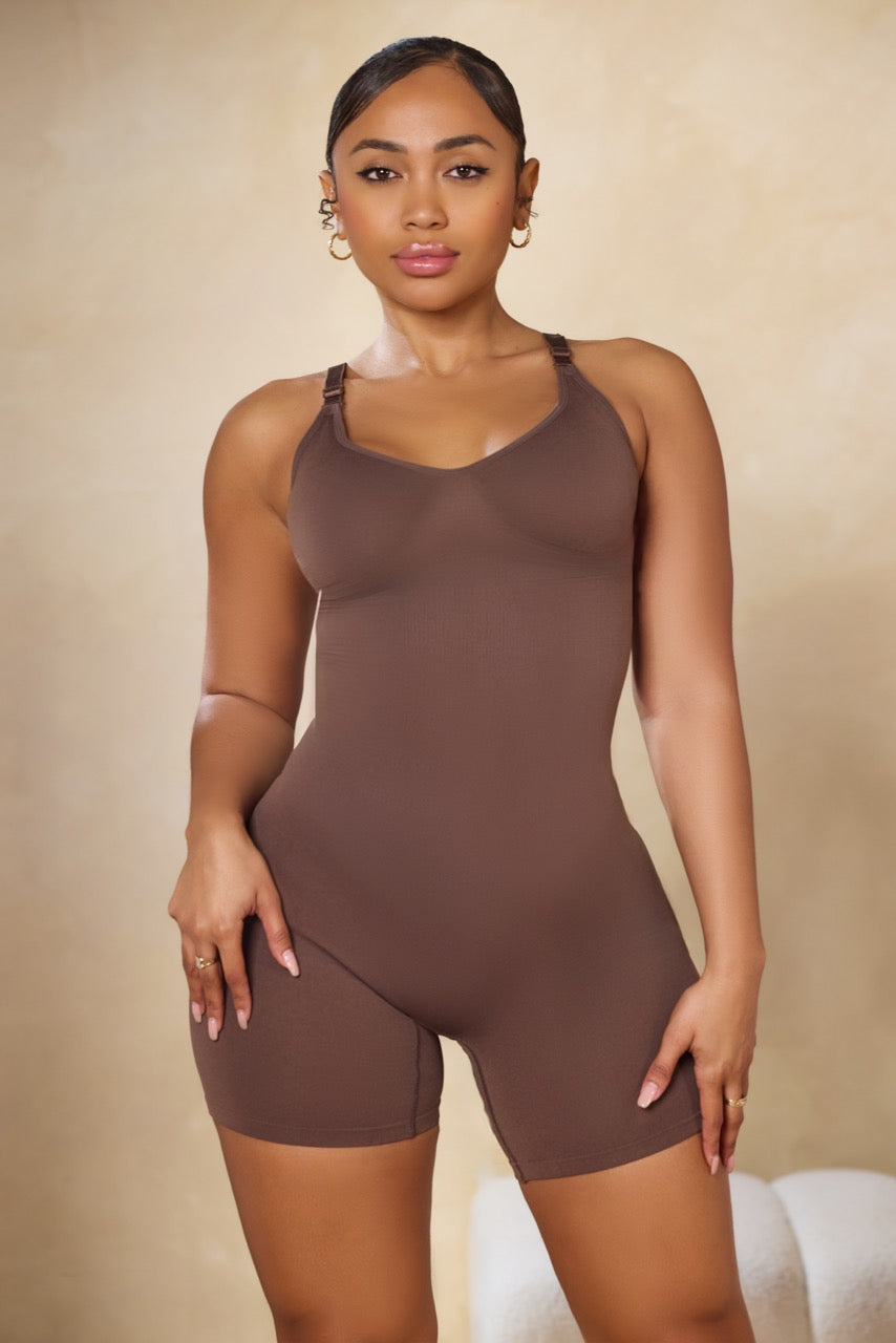 Sculpt & Lift Bodysuit – Brown