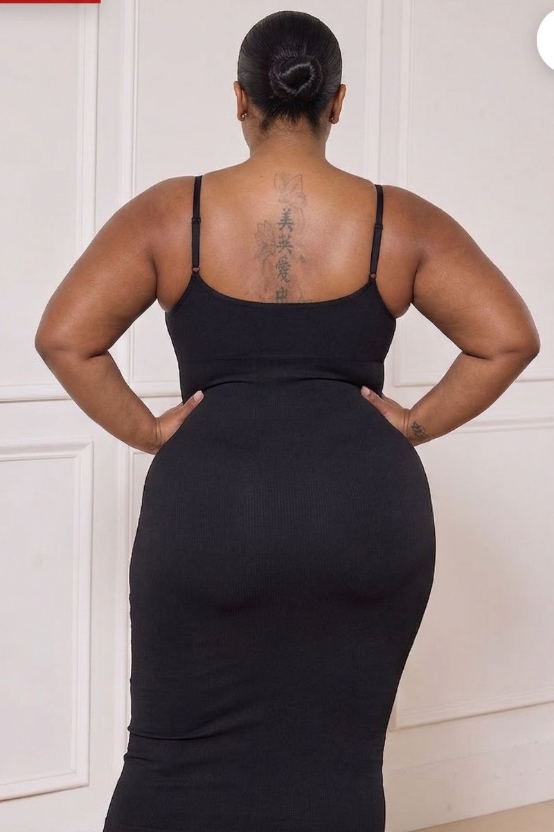 Curve Sculpt Dress – Black