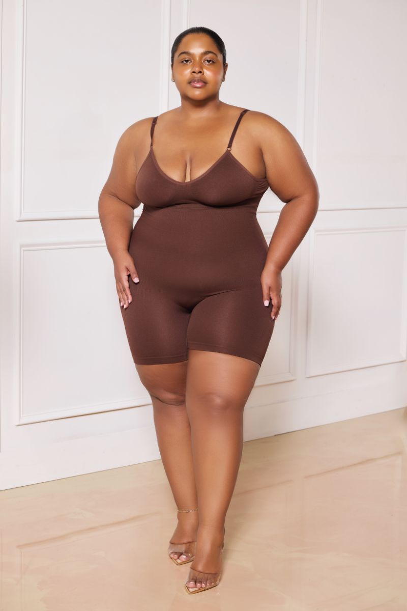 Sculpt & Lift Bodysuit – Brown