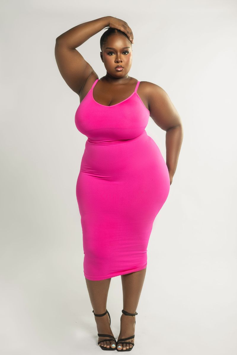 Curve Sculpt Dress – Black